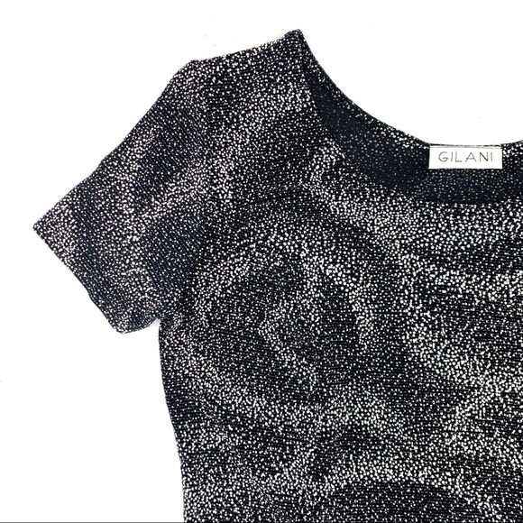 Vintage 90s Trippy Print Textured T Shirt | Size M - Picture 3 of 4
